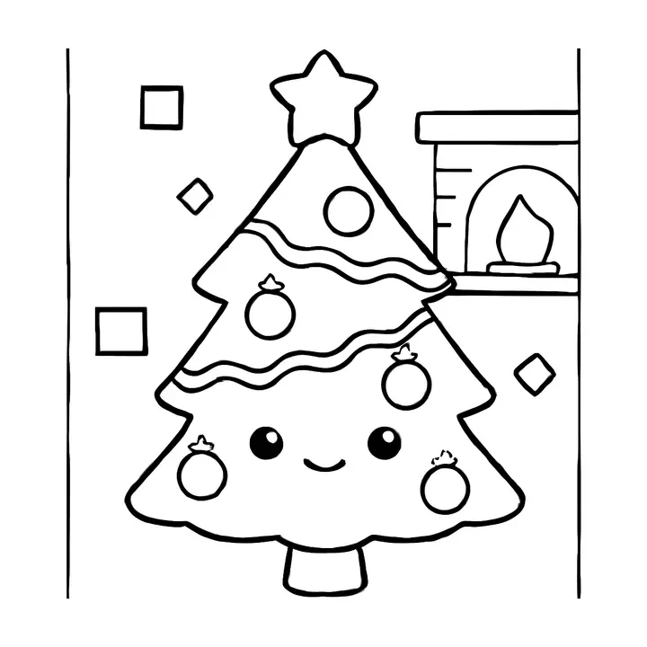 Coloriage Noël pour enfants à imprimer