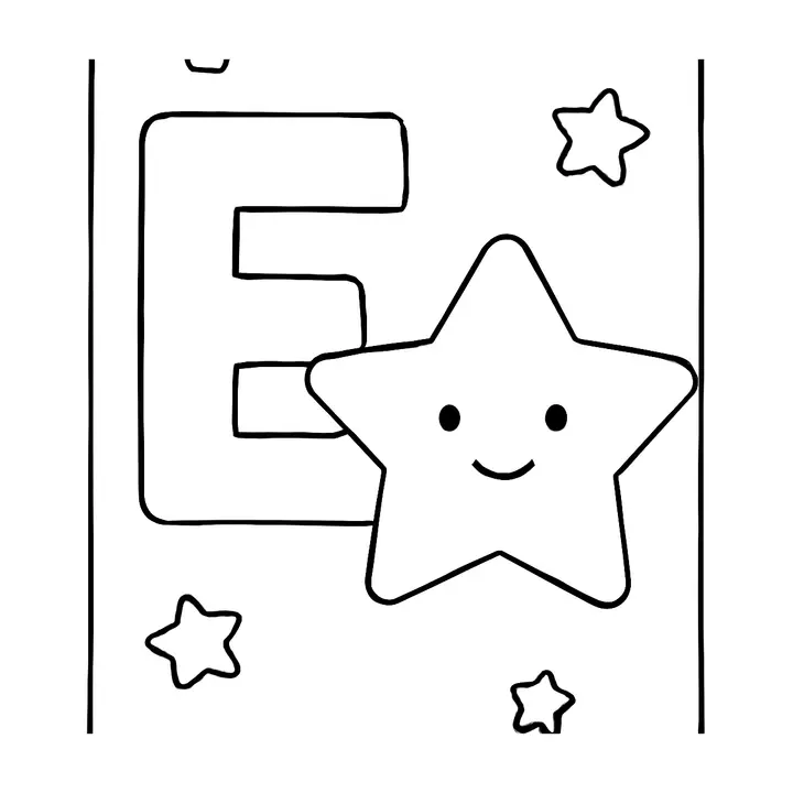 Coloriage alphabet amusant à imprimer pour petits artistes