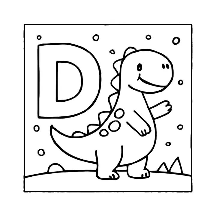 Coloriage alphabet amusant à imprimer pour petits artistes