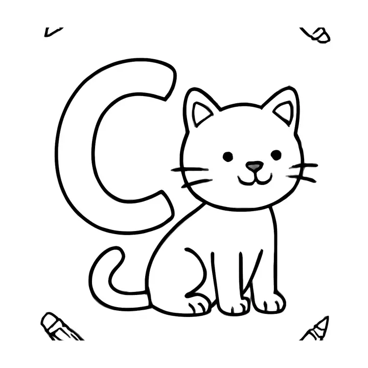 Coloriage alphabet amusant à imprimer pour les petits