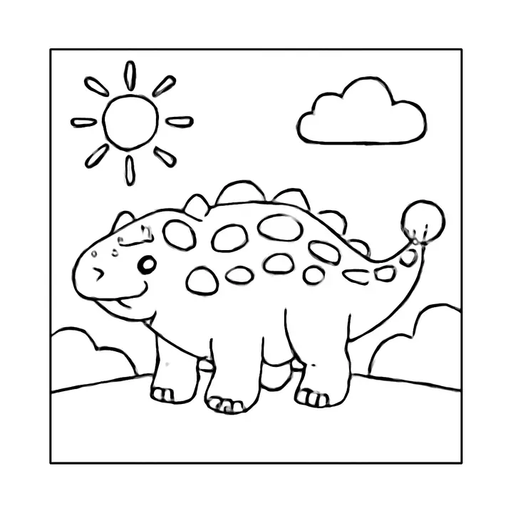 Coloriage Dinosaures à imprimer