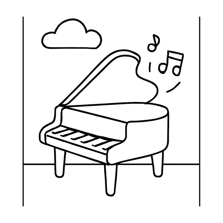 Coloriage Musique à imprimer
