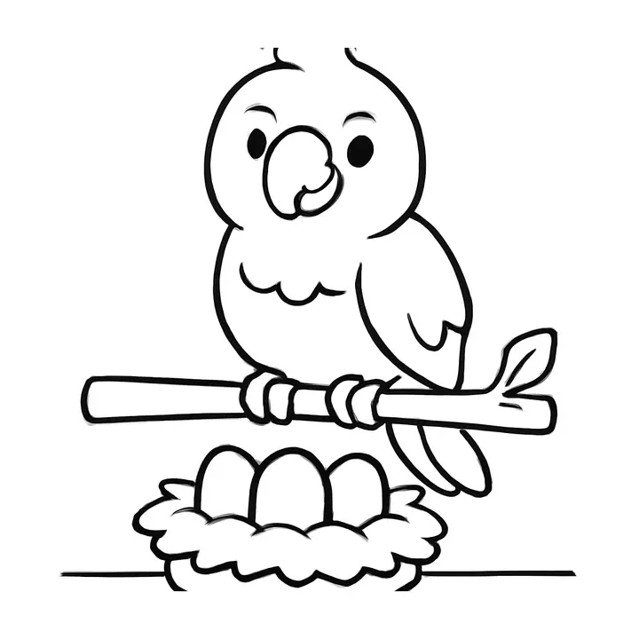 Coloriage Oiseaux à imprimer