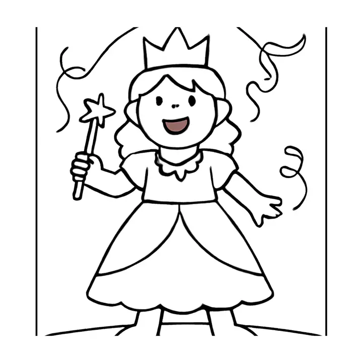 Coloriage Carnaval à imprimer