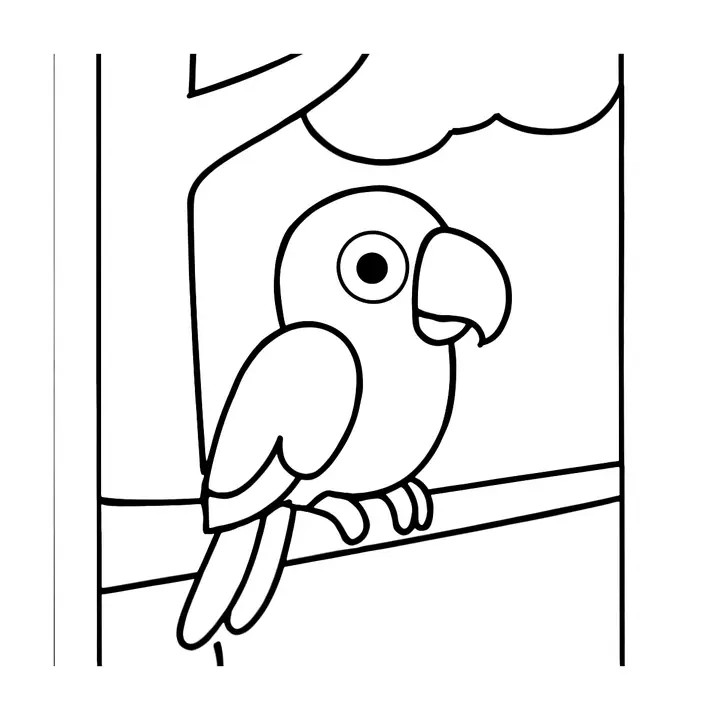 Coloriage Oiseaux à imprimer