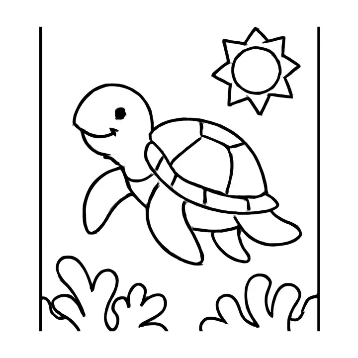 Coloriage Animaux marins à imprimer