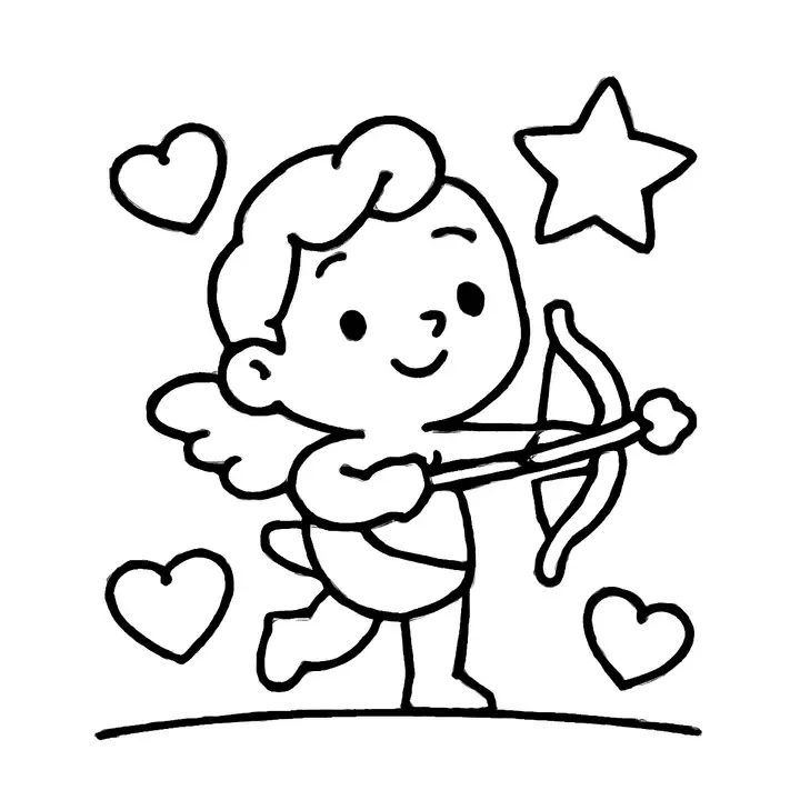 Coloriage Saint-Valentin à imprimer