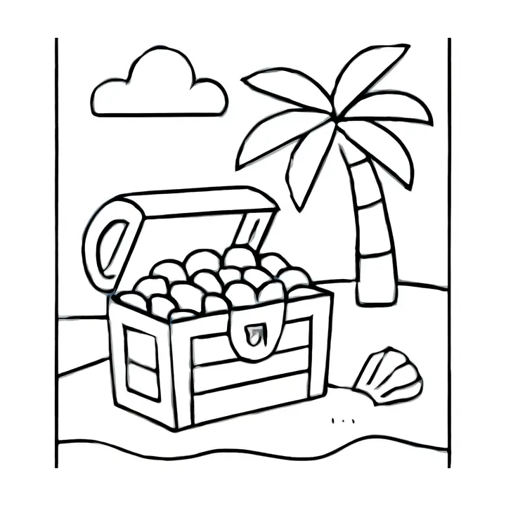 Coloriage Pirates à imprimer