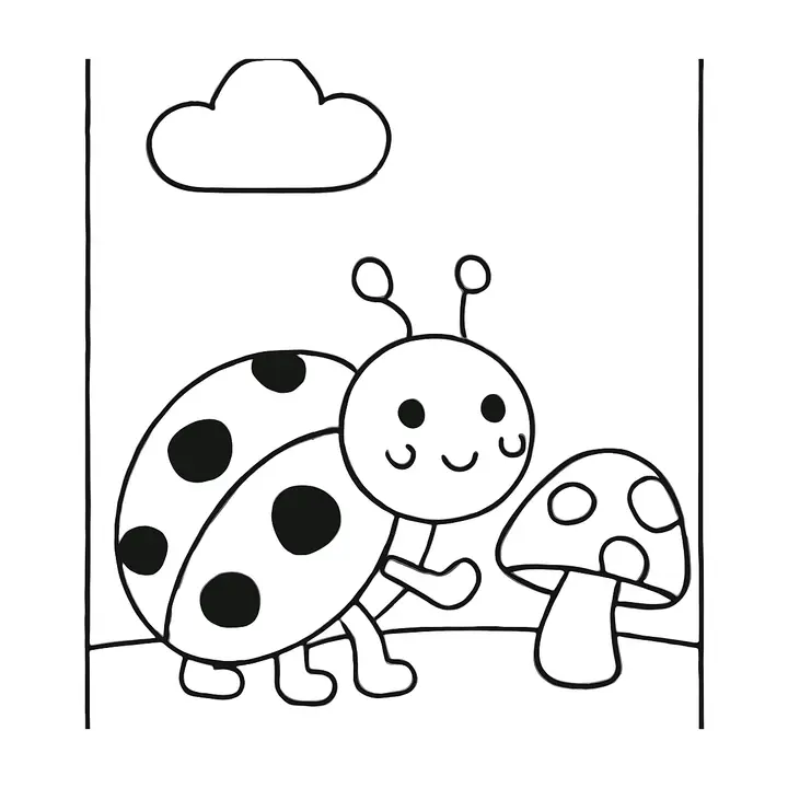 Coloriage Insectes à imprimer