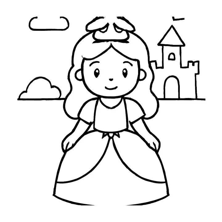 Coloriage Princesses à imprimer